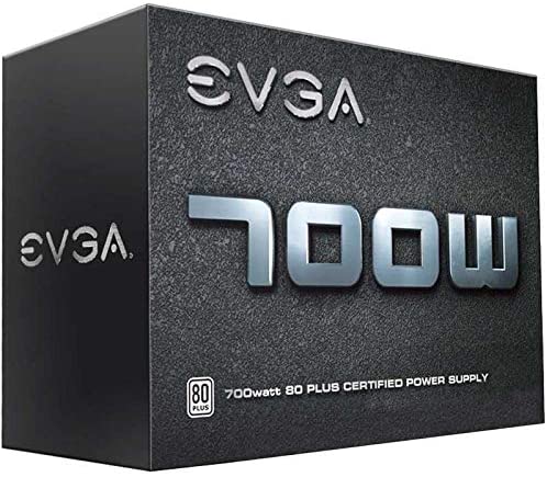 EVGA 700 W1, 80+ White 700W, 3 Year Warranty, Power Supply 100-W1-0700- K1