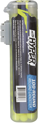NERF Hyper 100-Round Refill Canister -- Easy Reload Canister, 100 Hyper Rounds -- for Use Hyper Blasters