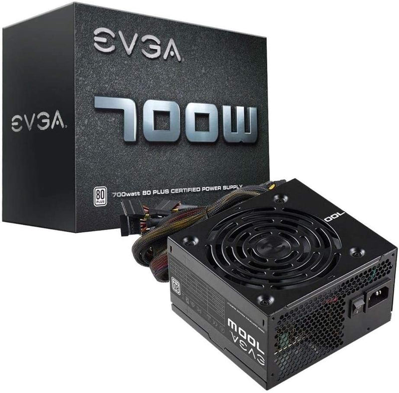 EVGA 700 W1, 80+ White 700W, 3 Year Warranty, Power Supply 100-W1-0700- K1