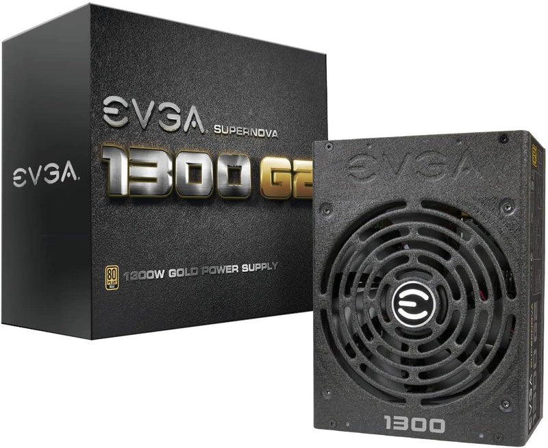 EVGA SuperNOVA 1300 G2 80+ GOLD, 1300W Fully Modular NVIDIA SLI and Crossfire Ready 10 Year Warranty Power Supply 120-G2-1300-XR