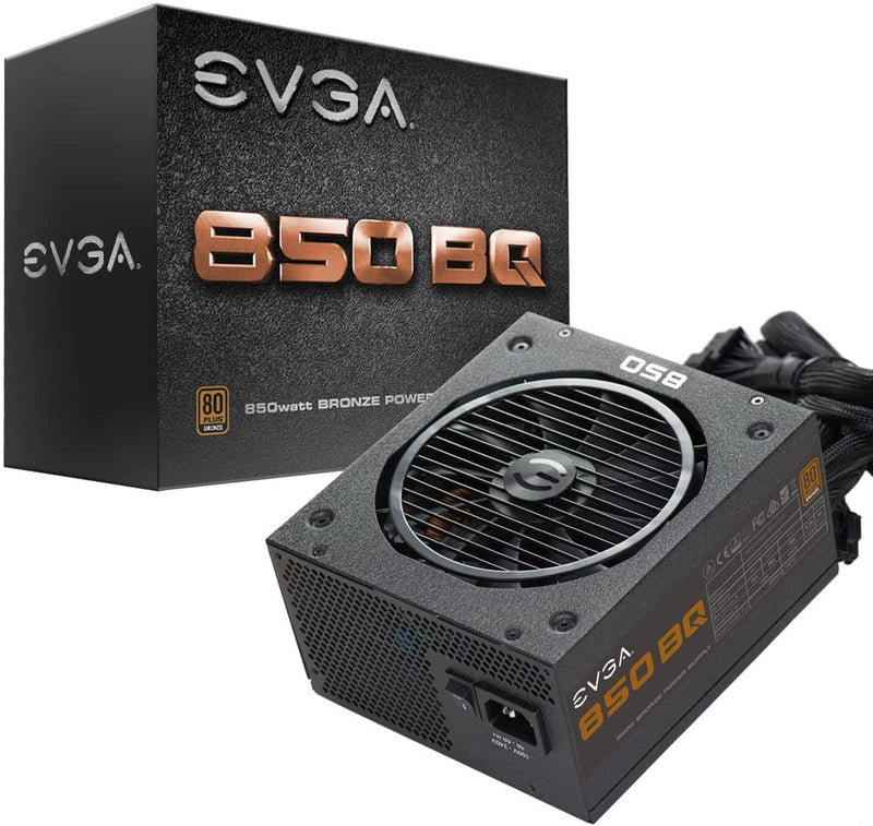 EVGA 850 Bq, 80+ Bronze 850W, Semi Modular, 5 Year Warranty, Includes Free Power On Self Tester, Power Supply 110-BQ-0850-V1