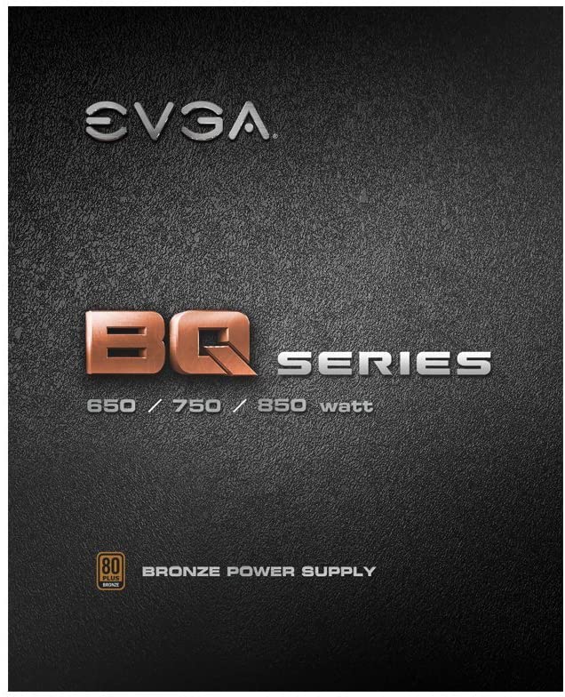 EVGA 850 Bq, 80+ Bronze 850W, Semi Modular, 5 Year Warranty, Includes Free Power On Self Tester, Power Supply 110-BQ-0850-V1