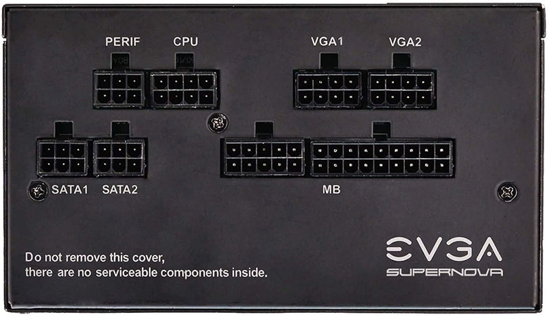 EVGA 220-G5-0650-X1 Super Nova 650 G5, 80 Plus Gold 650W, Fully Modular, ECO Mode with Fdb Fan, 10 Year Warranty, Compact 150mm Size, Power Supply