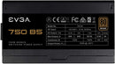 EVGA 750 B5, 80 Plus BRONZE 750W, Fully Modular, EVGA ECO Mode, 5 Year Warranty, Compact 150mm Size, Power Supply 220-B5-0750-V1