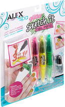 Alex Spa Glitter Sketch It Nail Pens Girls Fashion Activity