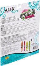 Alex Spa Glitter Sketch It Nail Pens Girls Fashion Activity